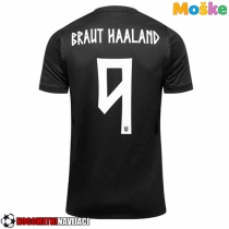 Moške Nogometnih dresov Norveška Erling Haaland #9 Gostujoči SP 2026 Kratki rokavi
